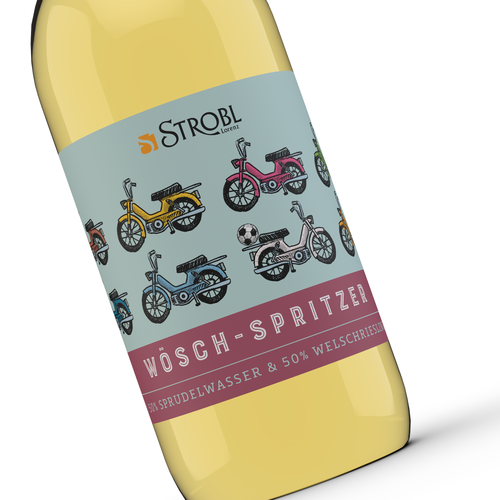 Product label contest entry by Dimesign