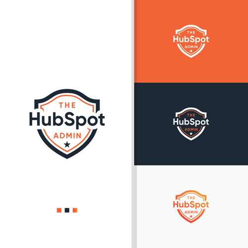 Bold logo that unites and champions the HubSpot Admin Design by MotionPixelll™