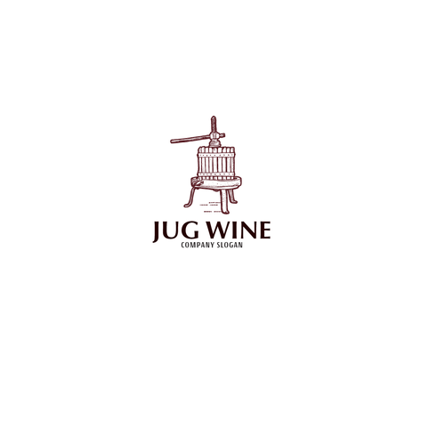 Diseño de JUG wine logo redesign - understated quality de oreganoclay