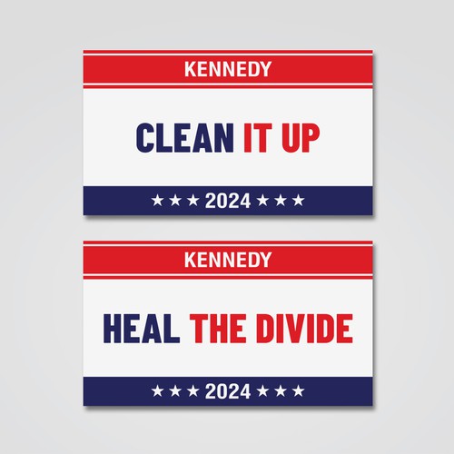 Designs KENNEDY 2024 POLITICAL CARD KEEPSAKE FOR VOLUNTEERS