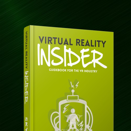 Create a Virtual Reality Book cover! Design by 9 Green Studio