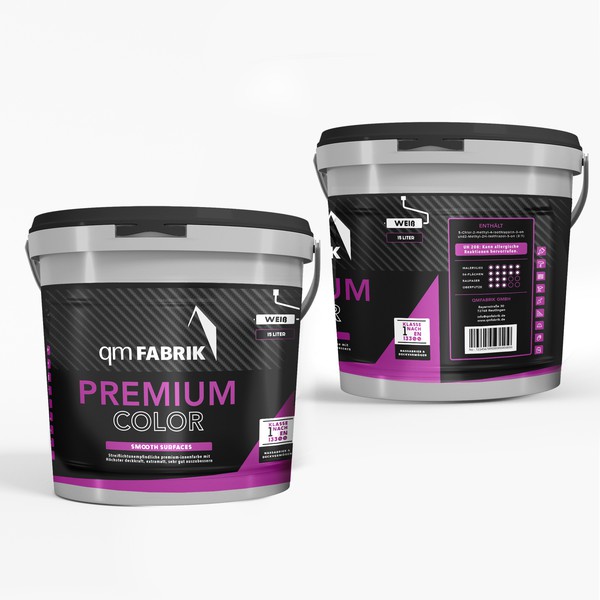 Paint Bucket Label Design