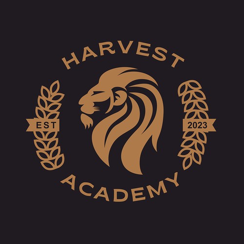 Harvest Academy Lions Mascot Design by epu