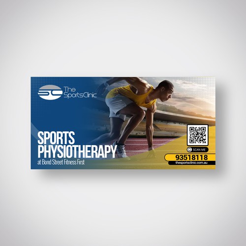 The Sports Clinic Physiotherapy starting in a new gym facility Design by Stanojevic