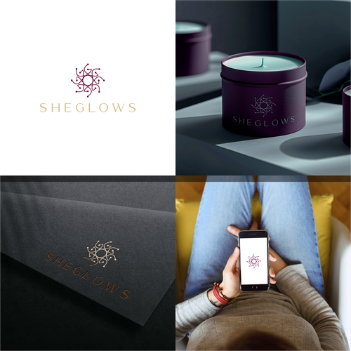 Let's help women glow! Design a beautiful logo for SheGlows Design by Trust_DESIGN