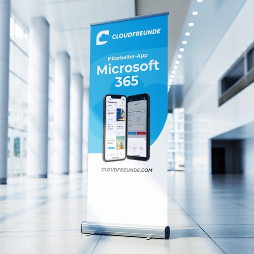 Gewinner des Wettbewerbs „Messebanner designen - gestalte für uns ansprechende, moderne Banner für eine HR-Messe“ in der Kategorie Werbeschild von Sketch Media™