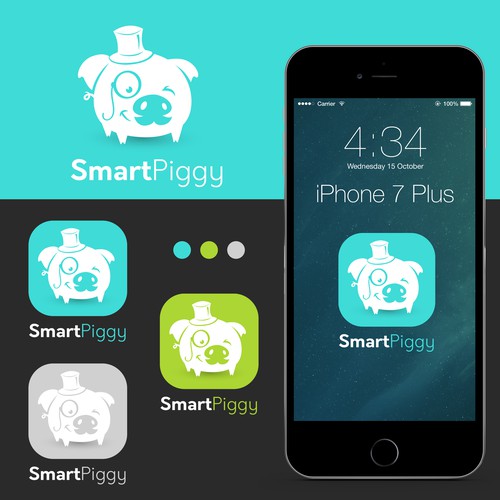 SmartPiggy needs a playful and modern logo Design by Del ✿.｡.:* ☆