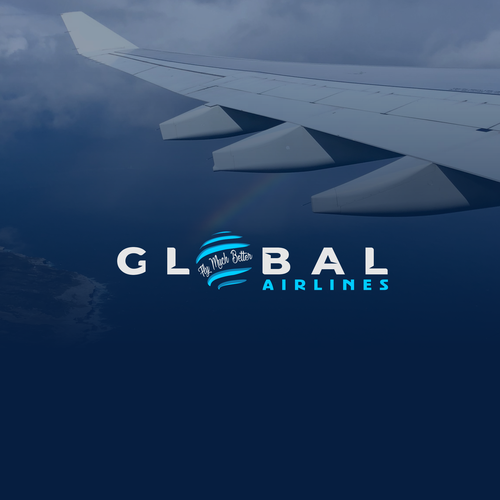 Take off! A Brand New Global Airline logo! Design by BrandGrowerッ