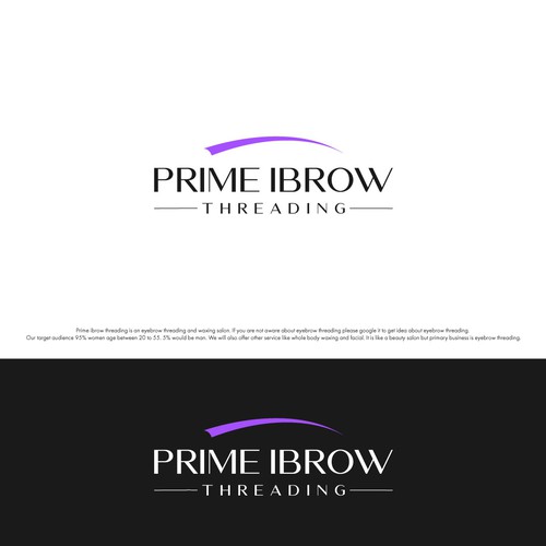 We need Modern, Attractive and Beautiful logo for Eyebrow Threading Salon Design by San Holo