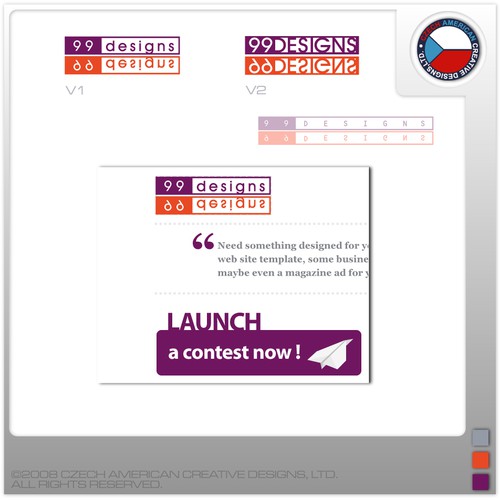 Logo for 99designs Design by BombardierBob™