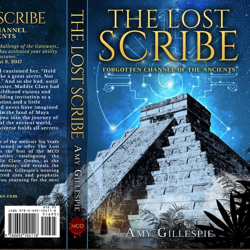 Dynamic Book Cover for Adventure Fiction Series,  at forgotten sacred sites (crediting illustrator) Réalisé par Sanaga Designs