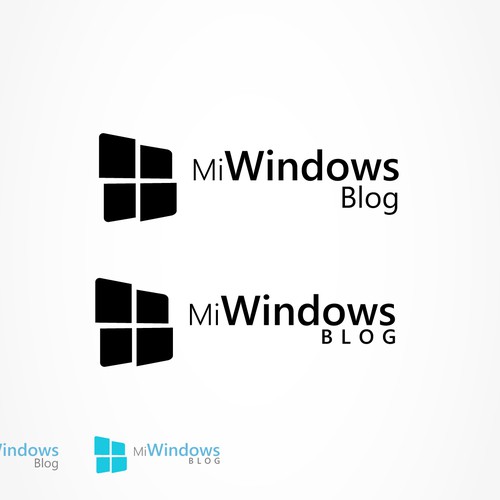 Looking for the first logo for Mi Windows Blog Design by ElFenix