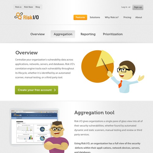 RiskIO needs a new website design Design by blanker