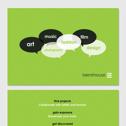 Designers: Get Creative! Flyer for Talenthouse... Design by onetwothreefour