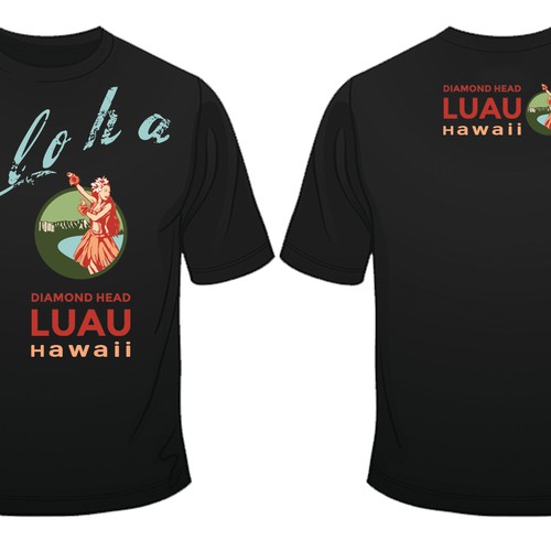 Create A Shirt Souvenir For The Hottest Luau In Hawaii Design by iMAGIngarCh+