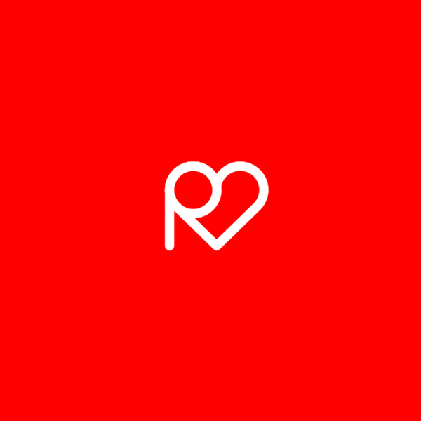 R + heart