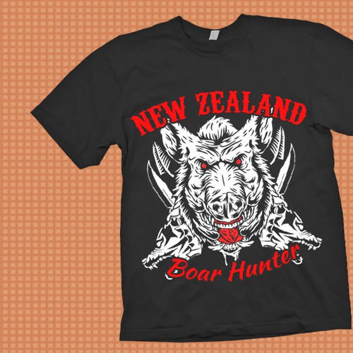 BOAR HUNTING T-SHIRT WANTED  デザイン by Rafandra