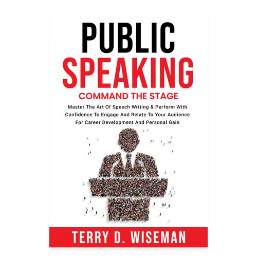 Public Speaking Book Cover that demands the attention of potential consumers. Design réalisé par Unboxing Studio