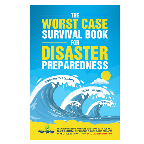 Sustainable Survival Book Cover | Extravagant Book Cover Design Design by Nat Pearl Designs