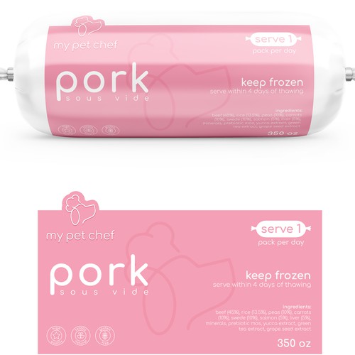 Premium Fresh Dog Food Design by Totoya