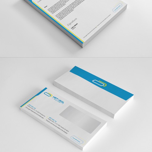 Implement the new logo on all our business papers Design by kaylee CK