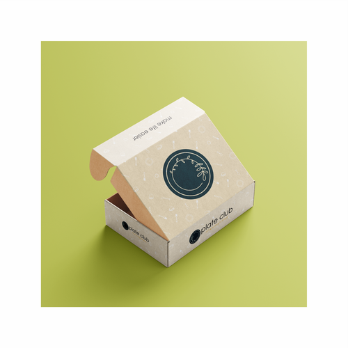 "I created the first paper plate subscription company logo!" - Your next claim to fame Design by Lucy Villalvazo