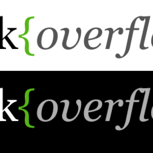 logo for stackoverflow.com デザイン by rusdy