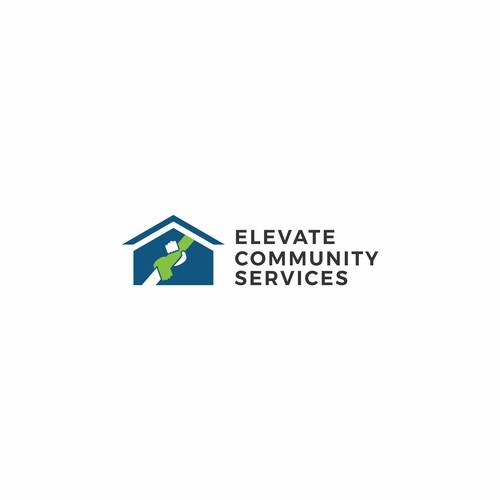 Design Elevate Community Services Logo por anindya_58