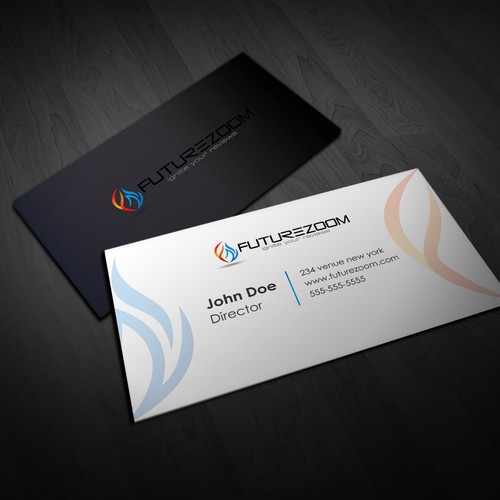 Business Card/ identity package for FutureZoom- logo PSD attached デザイン by shiho