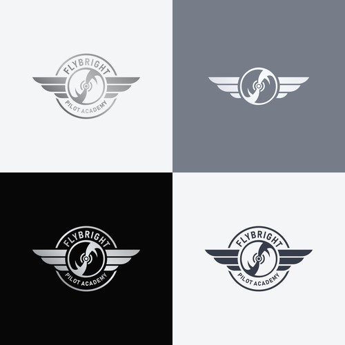 Flight School - High quality career track and recreational flight training. Design by ART_BOXX