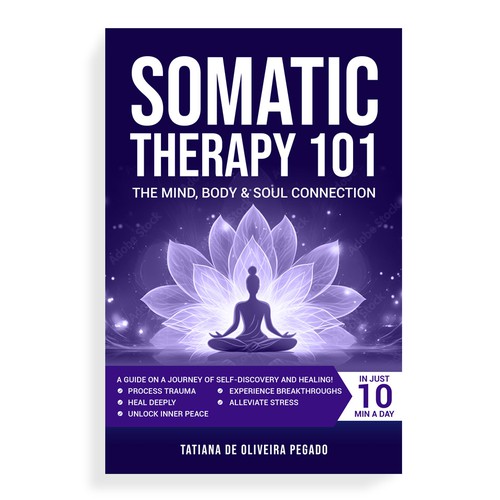 Beautiful & powerful book cover with a lotus flower design Design by Mr.TK