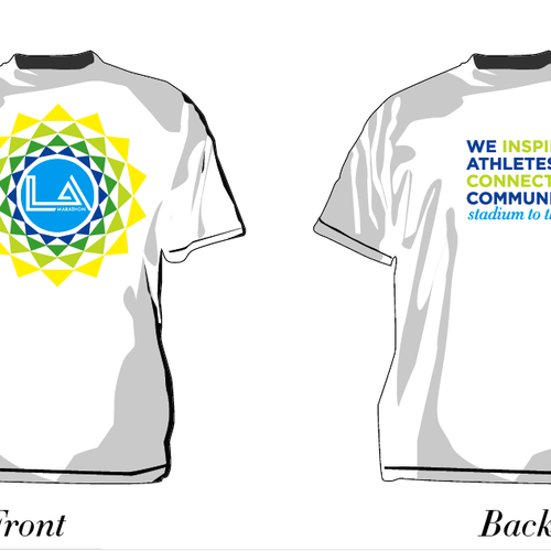 Custom T-Shirts for La Marathon Here We Are!!!! - Shirt Design Ideas