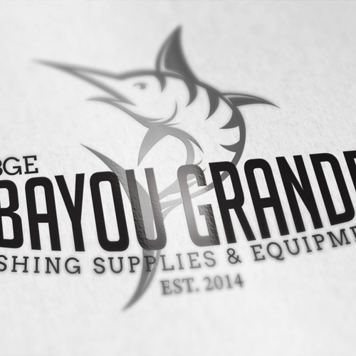 Create a New Performance fishing gear brand logo for BGO Bayou Grande