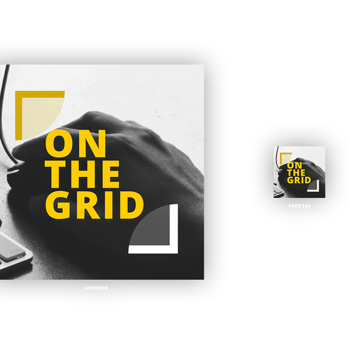 Create cover artwork for On the Grid, a podcast about design Diseño de SetupShop™