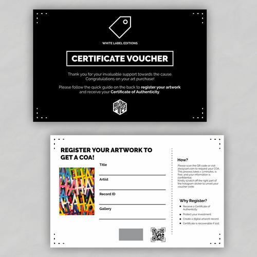 Certificate Voucher Design by Syarif HC