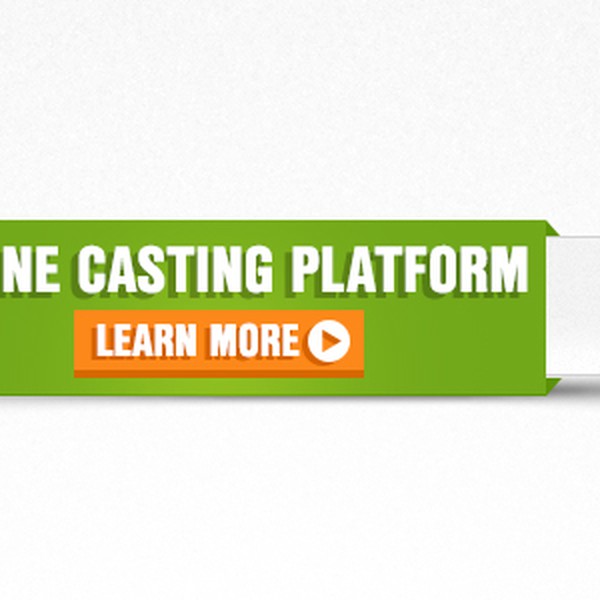 A banner ad for Cast It Talent Company