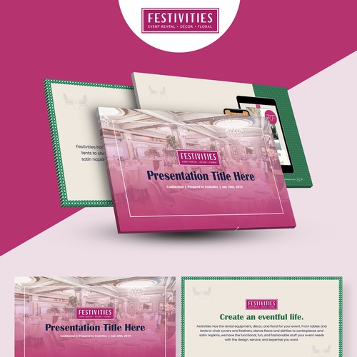 Festivities Powerpoint Deck Design by SN Asha