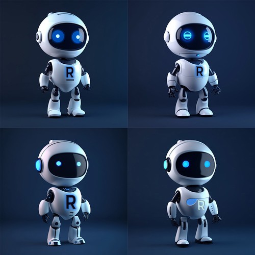 Design of AI chat bot character Design von Aves Valentina