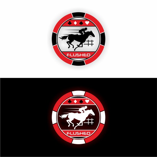 Flushed Icon Logo Design by Unique V Designs