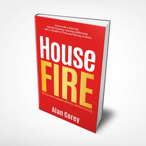 Eye-catching BOOK COVER with REAL ESTATE and EARLY RETIREMENT focus Design by Yna