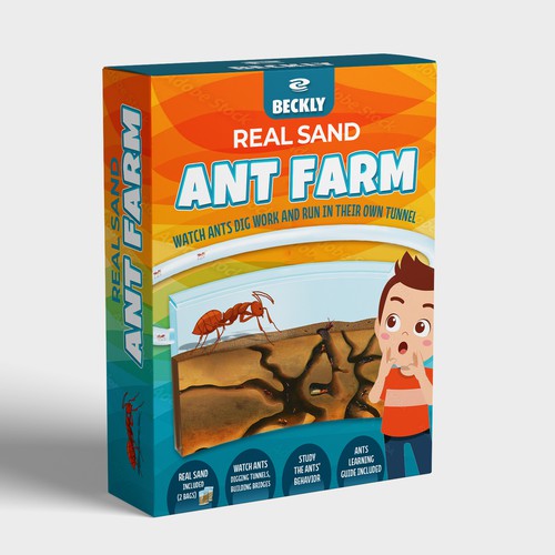 Eye Catching Ant Farm Box Design Design by Radmilica