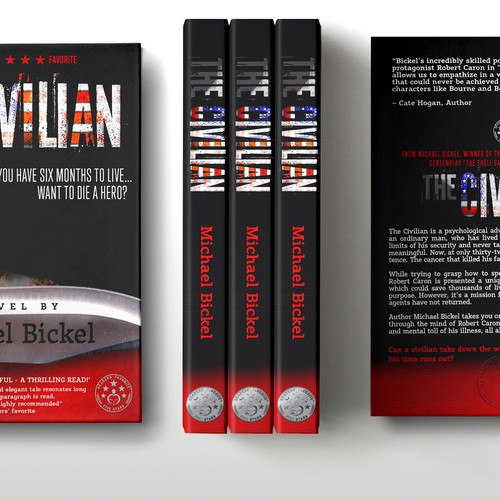 An ICONIC looking book cover for a 5 star reviewed manuscript Design by Levro