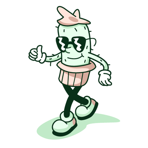 Illustrated Character Logo for Newsletter Design by AdriánKG