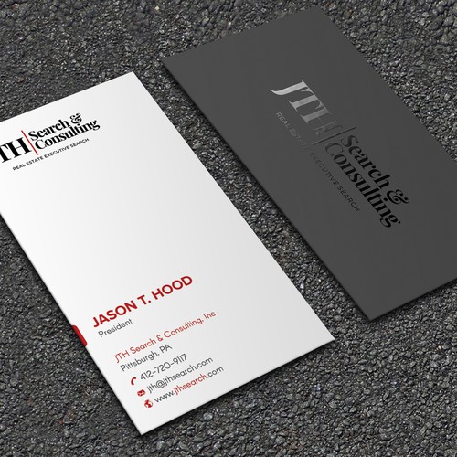 Business Card Design for Executive Search Firm Design by ™SF_Design™