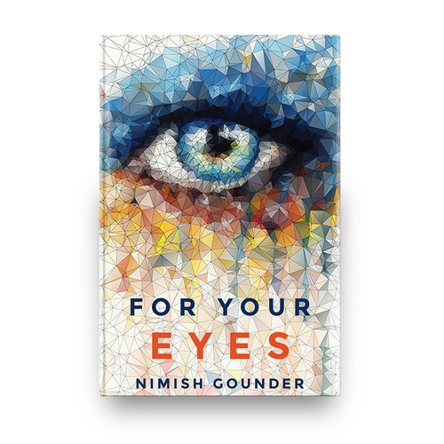 for your eyes- poetry and journal book cover Design by romy