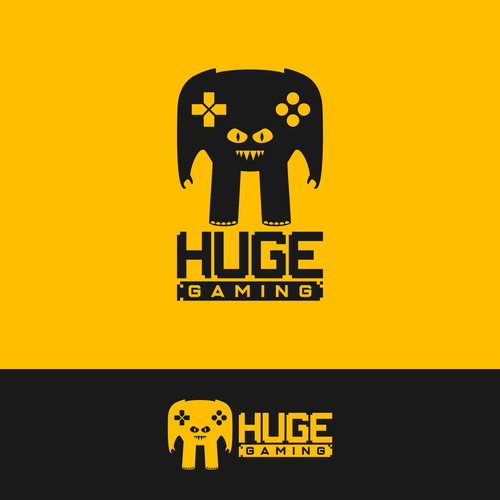 Huge Gaming Logo and Brand Identity Design by Logologic™