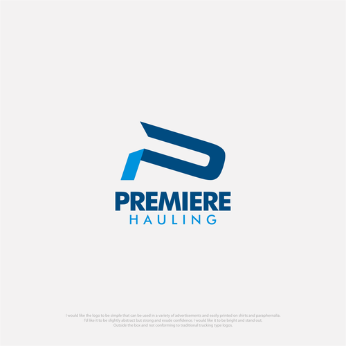 Premiere Hauling Logo Design Diseño de boelat