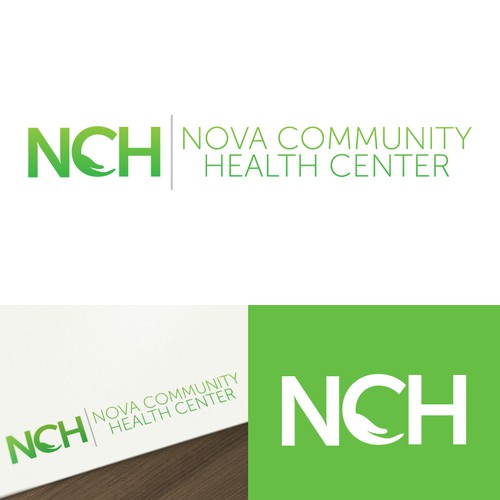 logo for NCH Northern Virginia Community Health Diseño de minucosminu