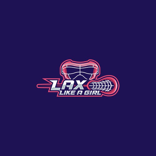 A classic yet fun logo for the fearless, confident, sporty, fun female lacrosse player Design by Jans...