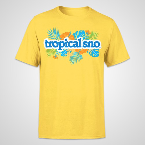 Tropical T-Shirt Design Design by PEDROVALERODSGN ✅